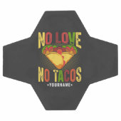 NO LOVEノタコスタコおもしろいプン サッカーボール (フラット)