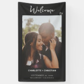 No Love ファンシー Just Welcome結婚's 横断幕 (縦)