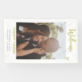 No Love ファンシー Just Welcome結婚's 横断幕 (横)