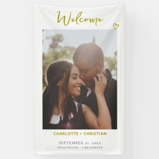 No Love ファンシー Just Welcome結婚's 横断幕 (縦)