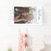 No Love ファンシー Just Welcome結婚's 横断幕 (インサイチュ)