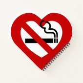 No Love For Smoking Sign ノートブック (裏面)