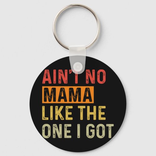 No Mama Like the One Iファミリー得懇親会モ キーホルダー (正面)