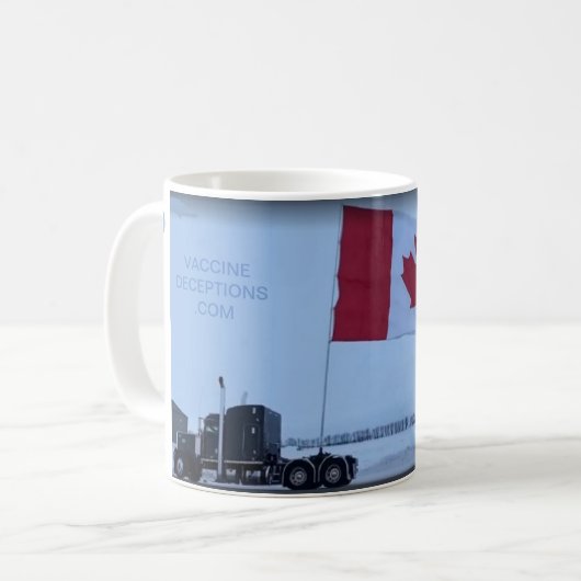 NO MANDATES コーヒーマグカップ (正面左)