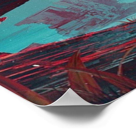 No Mansスカイフローティングダイヤモンドゲーム ポスター (角)