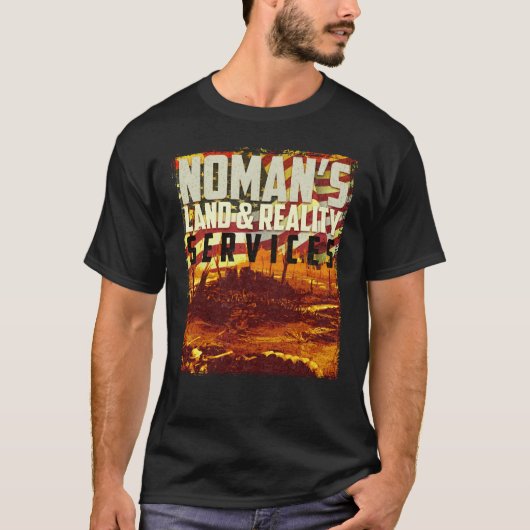No Man's Land And Realty Services軍隊履歴 Tシャツ (正面)