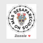 No Más Desaparecidos (skull) シール (シート)