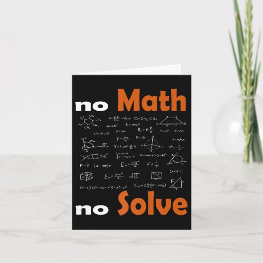 No Math No Solve引用文スクールおもしろい数学T カード (正面)