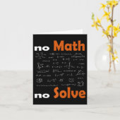 No Math No Solve引用文スクールおもしろい数学T カード (黄色い花)