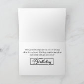 No Matter the Distance Birthday  カード (内部)