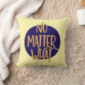 No Matter What Recovery Slogan クッション (ブランケット)