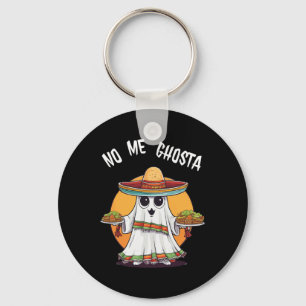 No Me Ghostaメキシコおもしろいンハロウィーン幽霊 キーホルダー