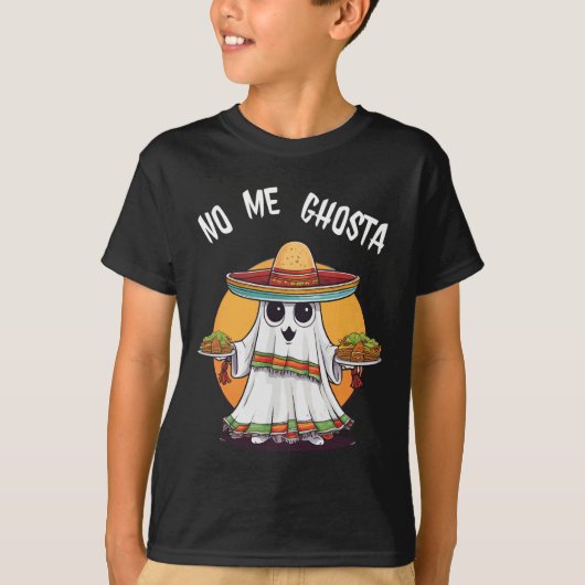 No Me Ghostaメキシコおもしろいンハロウィーン幽霊 Tシャツ (正面)