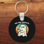 No Me Ghosta Funny Ghost Mexican Halloween Men Wom キーホルダー (正面)
