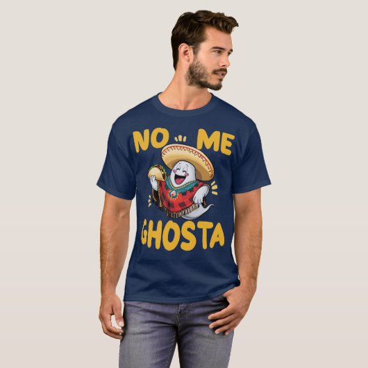 no me ghosta halloween tシャツ (正面フル)
