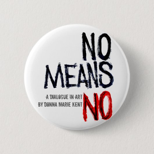 No means No Showボタン 缶バッジ (正面)