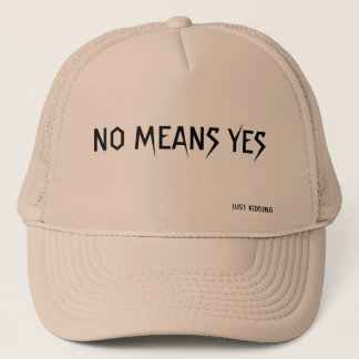 NO MEANS YES キャップ