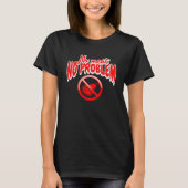 No meat no problem  vegetarian vegan lifestyle tシャツ (正面)
