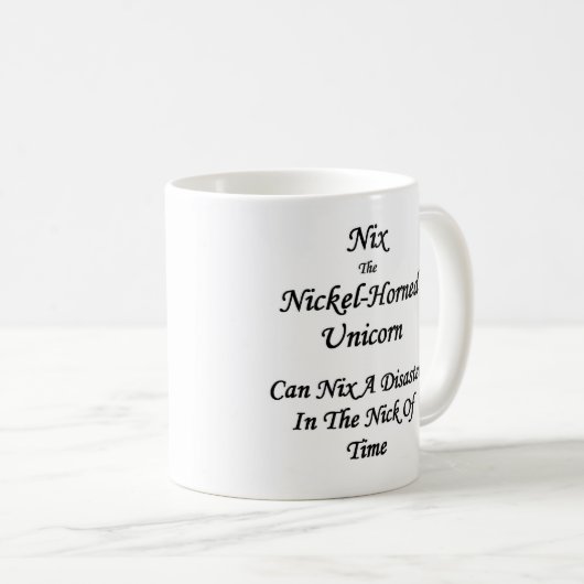 No Metal No魔法- Nix Mug コーヒーマグカップ (正面右)