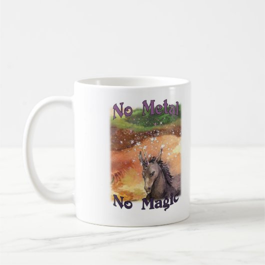 No Metal No魔法- Nix Mug コーヒーマグカップ (左)