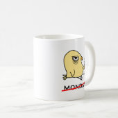 No Monday Early Bird Coffee Lover鳥類学者 コーヒーマグカップ (正面右)