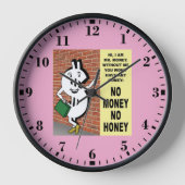 No Money No Honey 壁時計 (正面)