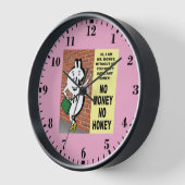 No Money No Honey 壁時計 (傾斜)
