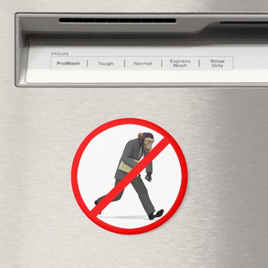 No Monkey Business マグネット (インサイチュ (食洗機))