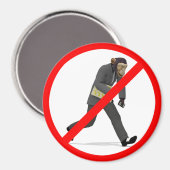 No Monkey Business マグネット (正面/裏面)