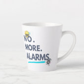 💤 No. More. Alarms. カフェラテマグ (右)