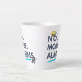 💤 No. More. Alarms. カフェラテマグ (正面)