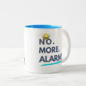 💤 No. More. Alarms. ツートーンマグカップ (正面右)