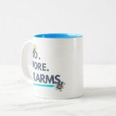💤 No. More. Alarms. ツートーンマグカップ (正面左)