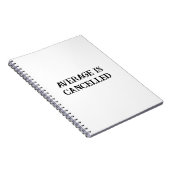 No More Average – 強力なマインドセットノートブック ノートブック (右側)