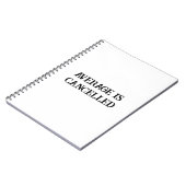 No More Average – 強力なマインドセットノートブック ノートブック (左側)