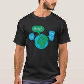 No More Blah Blah Blah Global Climate Change Crisi Tシャツ (正面)