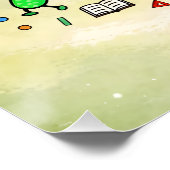 No More Calculations Funny Math Design ポスター (コーナー)