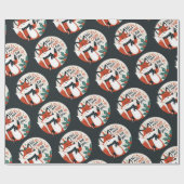 No more candy for you Christmas Fox ラッピングペーパー (フラット)