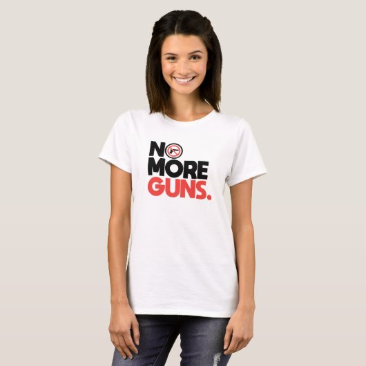 No More Guns Tシャツ (正面フル)