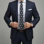 No More Mr Nice Guy Funny Alpha Wolf Meme Brainrot ネクタイ