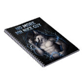 No More Mr Nice Guy Funny Alpha Wolf Meme Brainrot ノートブック (右側)