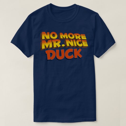 No MoreNice Duckロゴ Tシャツ (デザイン正面)