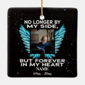 No Most by My Side, memorial photo keepsake セラミックオーナメント (裏面)