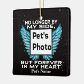 No Most My Side, Pet Memorial -カスタム写真 セラミックオーナメント (左)