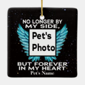 No Most My Side, Pet Memorial -カスタム写真 セラミックオーナメント (裏面)