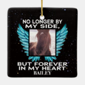 No Most My Side, Pet Memorial -カスタム写真 セラミックオーナメント (裏面)