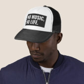 No Music No Life Trucker Hat キャップ (インサイチュ)