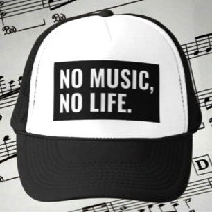 No Music No Life Trucker Hat キャップ
