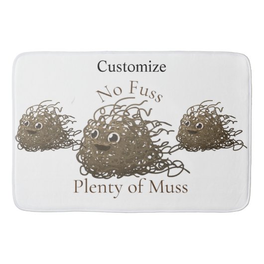 No Muss Bourtes of Fusness Thunder_Cove バスマット (正面)