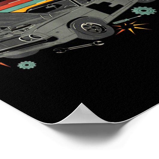 No My Car Isn't Done Yet Funny Car Lover  ポスター (角)